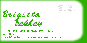 brigitta makkay business card